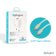 Kucni punjac Pluginn PI-D73, QC3.0 PD3.0, PPS, USB-PD 18W+20W, 38W (total) sa PD Type C kablom beli CE - 206609