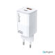 Kucni punjac Pluginn PI-D74-45w, GaN, QC3.0, PD3.0, PPS, USB 19W, PD 45W sa PD iPhone lightning kablom beli CE - 211852