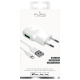 Kucni punjac Puro Fast Charger sa iPhone lightning kablom beli - 205868