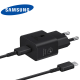 Kućni punjač Samsung 25W Type-C + kable Type-C (EP-T2510) crni - T75171