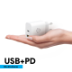 Kućni punjač Teracell Evolution TC-15GP, QC 3.0, PD 3.0, 20W sa PD iPhone lightning kablom beli CE - 210829-1