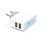 Kućni punjač Teracell Prime USB2 Lightning 2A beli - 022354-1
