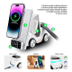 Kucni punjac Wireless 15W Viljuskar 5 u 1 beli - 211125