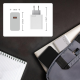 Kućni punjač Xiaomi PD 120W sa kablom USB na Type-C beli EU - 603463