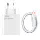 Kućni punjač Xiaomi PD 33W sa kablom USB na Type-C beli EU - 603461