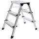 eHomeStorage Merdevine aluminijumske, dvostrane, 3 gazišta - KX2203B-LADDER