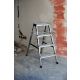 eHomeStorage Merdevine aluminijumske, dvostrane, 4 gazišta - KX2204B-LADDER