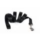 Povodac za pse S  1. 5x120cm  Sa metalnim karabinjerom  CRNI - EP3013744