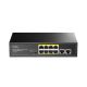 CUDY PoE+ Switch FS1010PG 8-Port 10/100M, 250m, metalno kućište (Alt.PFS3010-8ET) - LAN02656