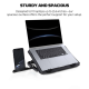Laptop Cooler Fantech NC14 RGB crni - G220828