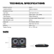 Laptop Cooler Fantech NC21 RGB crni - G221135