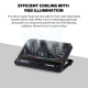 Laptop Cooler Fantech NC21 RGB crni - G221135