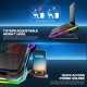 Laptop Cooler Fantech NC22 RGB crni - 221882