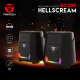 Laptop zvucnici Fantech GS205 Hellscream crni RGB - 95431-1-1-1-1-1-1