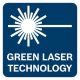 BOSCH Laser za ukrštene linije GLL 3-80 CG , sa zelenim zrakom, 1x2.0Ah - 0601063T00