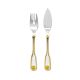 ZEPTER Set pribora za ribu delimično pozlaćen 12/1 Venus - LB-220-DG