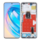 LCD za Honor X8a/ Honor 90 Lite + touch screen srebrni SA OKVIROM ORG - E3057