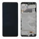 LCD za Samsung A22 4G/ A225F + Touch Screen crni WITH FRAME F-ORG SP - E3578