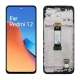 LCD za Xiaomi Redmi 12 + touch screen crni WITH FRAME FULL ORG (China) - E2453