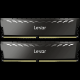 LEXAR 2x16GB THOR DDR4 3600 UDIMM XMP Memory with white heatsink. Dual pack - LD4BU016G-R3600GDWG