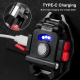 LED lampa privezak, otvarac za flase sa upaljacem, crna - 213528