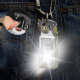 LED lampa privezak, otvarac za flase sa upaljacem i srafcigerima, crna - 213530
