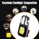 LED lampa privezak, otvarac za flase, univerzalni kljuc sa razbijacem stakla i srafcigerima, crna - 213531