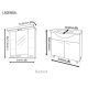 CERAMICA LUX Una donji deo P 145 konzolna - 300256