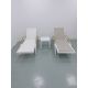 Nero Aluminijumska ležaljka 195x65x30 cm BELA - 13414