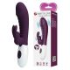 Ljubicasti multifunkcionalni zeka vibrator Naughty Bunny - 500071-A2