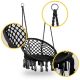 MODERNHOME Viseća ljuljaška za terasu Modern 2, crna - GW-076 BLACK