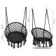 MODERNHOME Viseća ljuljaška za terasu Modern 2, crna - GW-076 BLACK