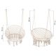 MODERNHOME Viseća stolica za terasu Modern, bela - GW-076 WHITE