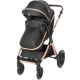 LORELLI Kolica za bebe 3u1 Viola set Black diamonds - 10021882304A
