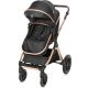 LORELLI Kolica za bebe 3u1 Viola set Black diamonds - 10021882304A