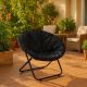 LEMON PLANET Baštenska stolica 80x80x76cm, crna - EP2859396