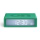 LEXON Reverzibilni sat sa alarmom FLIP+ TRAVEL, zelena - LR151V2