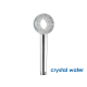 CRYSTAL WATER LUX Tuš ručica, min.pritisak 1 bar, ušteda vode 60%, 12 mlaznica, hrom, ø7cm - R0042-1