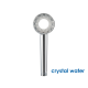 CRYSTAL WATER LUX Tuš ručica, min.pritisak 1 bar, ušteda vode 60%, 12 mlaznica, hrom, ø7cm - R0042-1