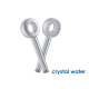 CRYSTAL WATER LUX Tuš ručica, min.pritisak 1 bar, ušteda vode 60%, 12 mlaznica, hrom, ø7cm - R0042-1