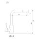 METALAC INKO Baterija za sudoperu Lux bela - T03819
