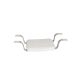 PRIMANOVA Stolica za kadu 34x75,5x15,5cm PP/aluminijum bela - M-KV23-01