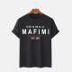 Mafimi Muška majica originals, crna - P-1035