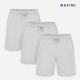 Mafimi boxer shorts set 3 kom melanž sivi - EP3161467