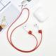 Magnetna traka za slušalice Airpods pink - 610917