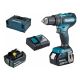 MAKITA Akumulatorska vibraciona bušilica - odvrtač 2x3,0Ah DHP485RFJ, kofer - DHP485RFJ