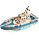 3d drvena slagalica - Mali brod - 6-1-1