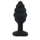 Mali rebrasti silikonski analni dildo sa dijamantom - ft001135