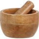 VILDE Drveni avan sa tučkom 10x6.5cm Excellent Houseware - KUH000037A00000