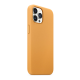 Maska za iPhone 12/ 12 Pro narandžasto Beautiful Shine Leather - 054218